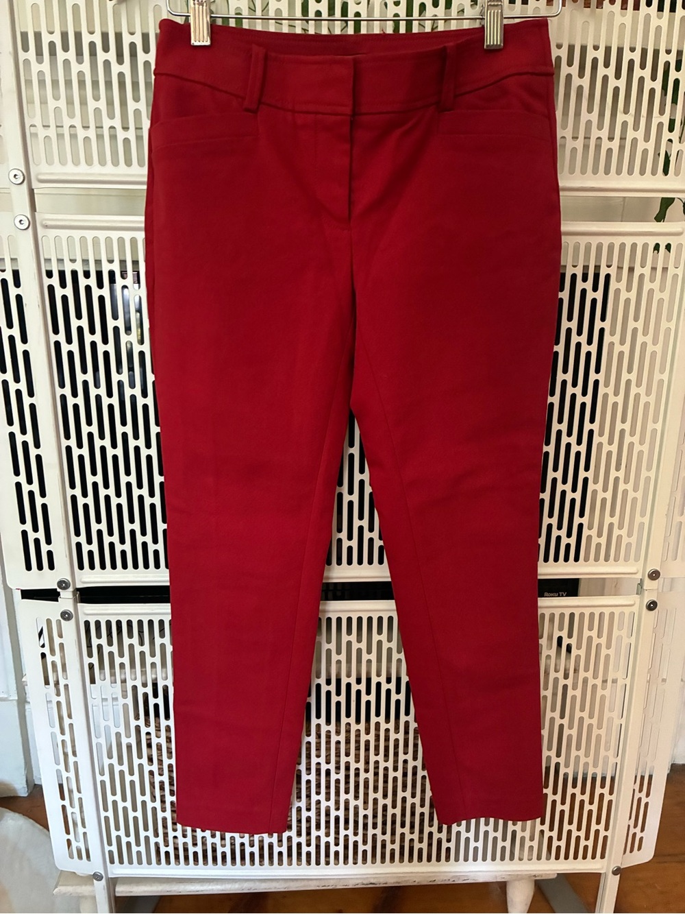LOFT Women’s Red Slim Ankle Pants